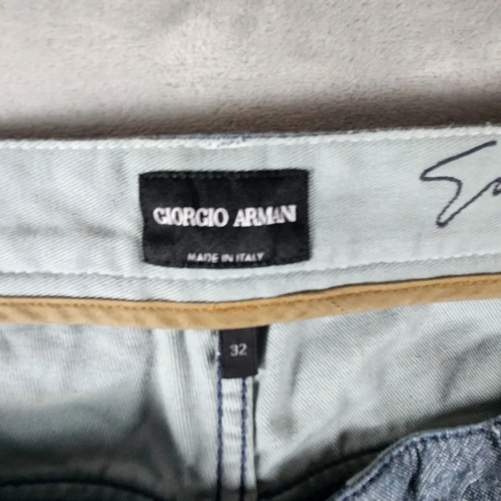 Armani Jeans Men's Dark Wash J05 Regular‎ Fit Stretch Denim Size 32 (29 inseam)